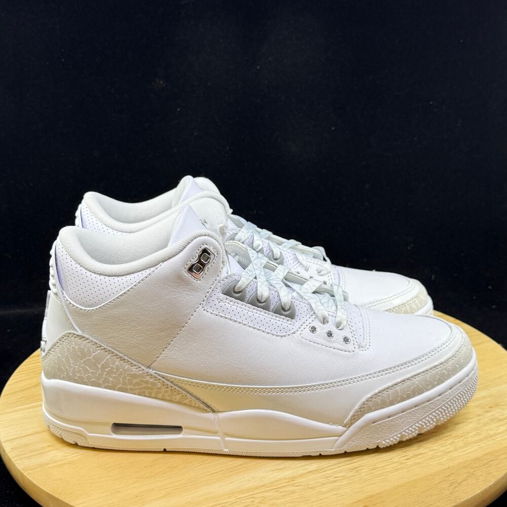 Nike Air Jordan 3 Retro Pure Money CT8532-111 Men's Size 8 Sneaker - Picture 5 of 9